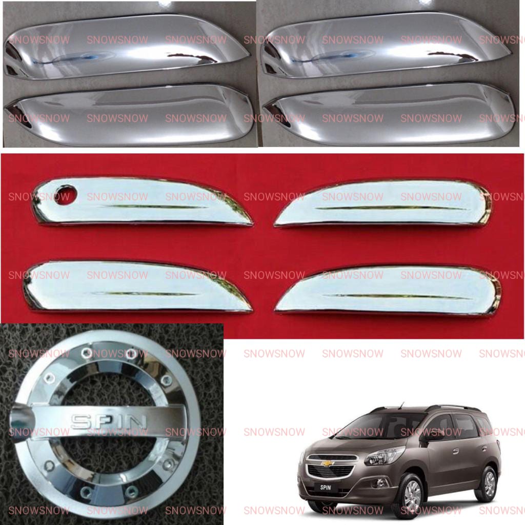 Paket Outer Handle Tank Cover Chevrolet Spin Chrome