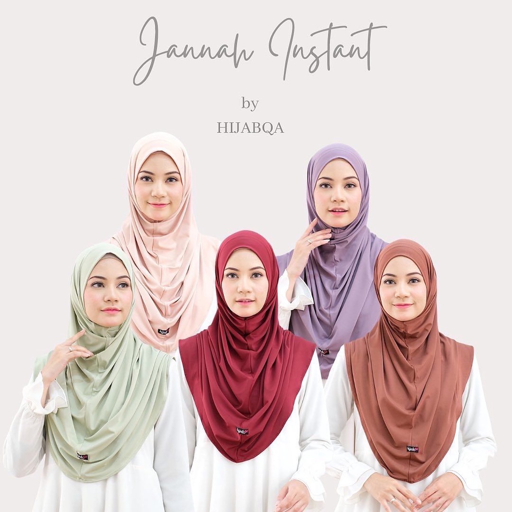 HIJABQA - Jannah Instant / Hijab Instant Jersey