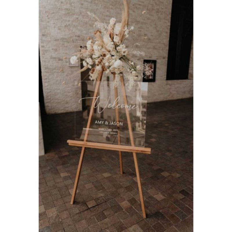 

Wooden Easel 120cm /Standing Poto Kayu Tripod