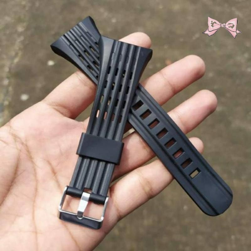 STRAP TALI JAM TANGAN TAJIMA 9891 RUBBER STRAP TALI JAM TAJIMA 9891