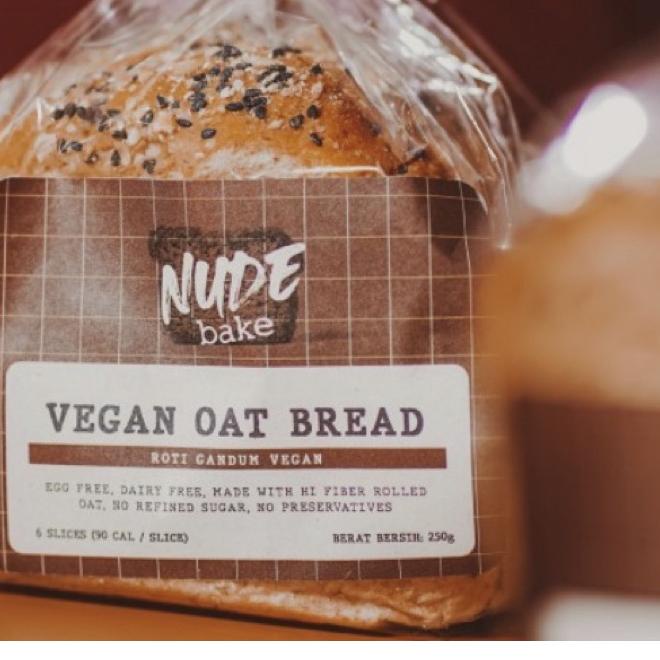 

Limited Stock|SQ14|Roti Tawar Diet NUDE BAKE Roti Tawar Oat / Gandum - Vegan, No Egg, No Butter, No Margarine Bebas Kolesterol, Low Calories