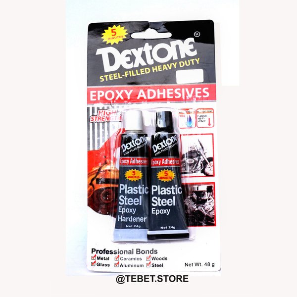 

LEM BESI CAMPUR MERK DEXTONE 5 MENIT KERING