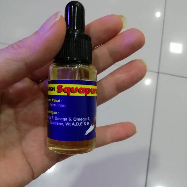 Baron Squapure minyak ikan suplemen merpati 20 ml