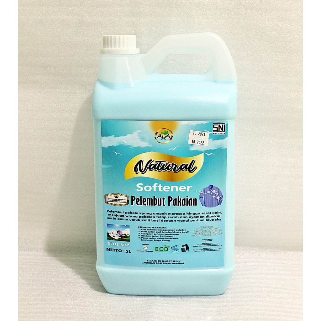 Softener Pelembut Pakaian Natural Red Marble dan Blue Sky 5 Liter