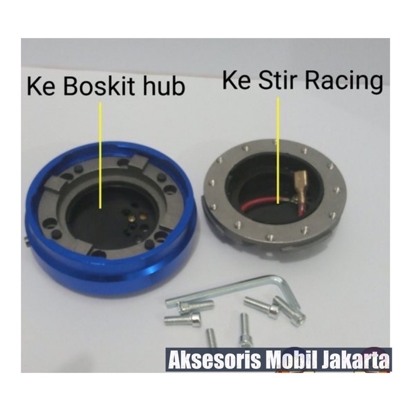 BOSSKIT QUICK RELEASE UNIVERSAL DIJAMIN PNP TINGGAL PASANG