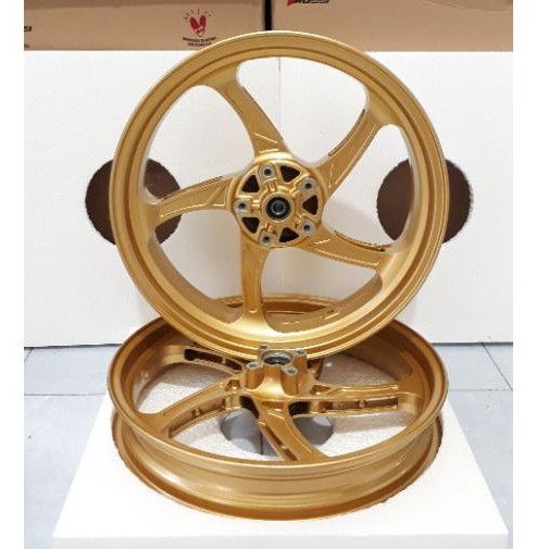 Velg Vixion New Mamba Model OZ Velk Vrossi New Vixion NVL NVA Pelk Lebar 3/4.5 inci Pelek V Rossi