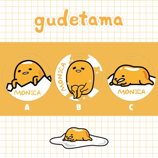 Custom Bagtag Gudetama Luggage Bag Gudetama | Shopee Indonesia