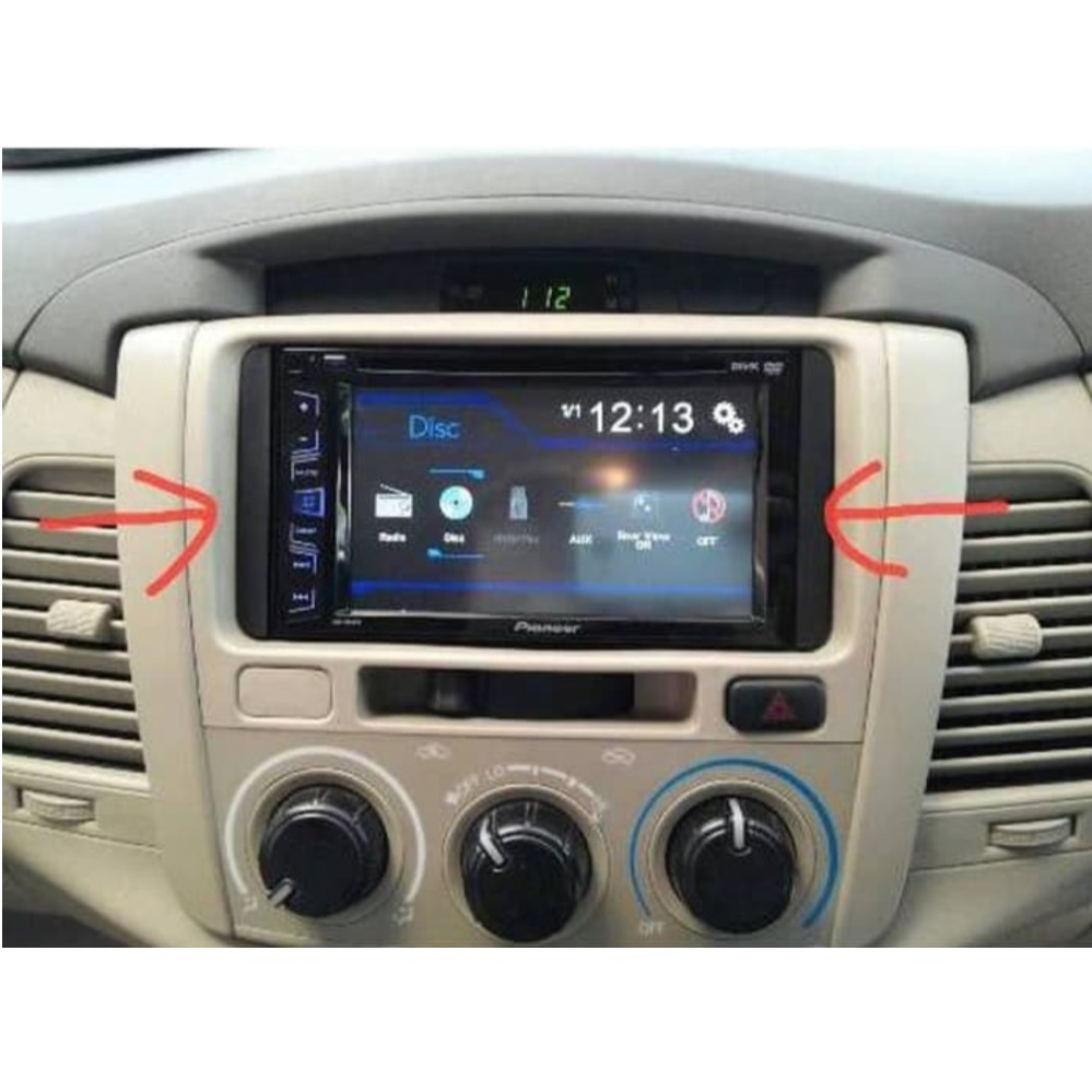 Kupingan Bracket Head Unit UNIVERSAL Double Din Mobil Toyota Innova All New Avanza Calya Agya Termurah