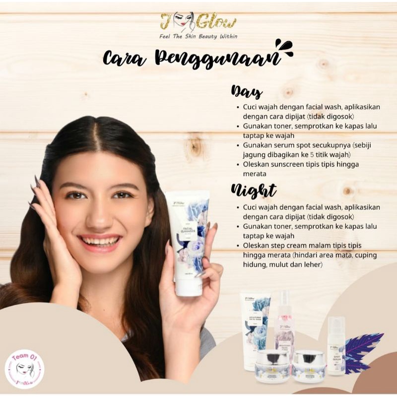 Jglow Skincare Paket Super Whitening Skin Cream glowing(KEMASAN BARU PAKET RADIANCE)