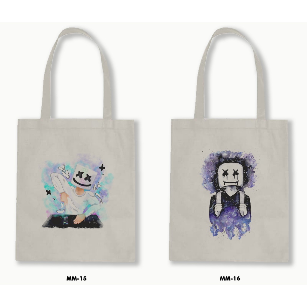 TOTE BAG BLACU - MARSHMELLO 01