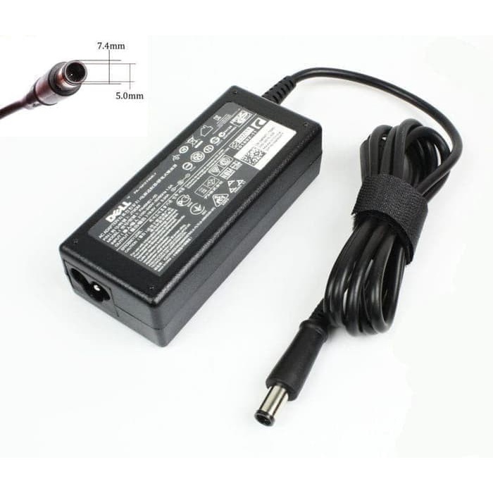 Adaptor Charger Laptop Dell 19.5V-4.62A Jarum 7.4mm x 5.0mm