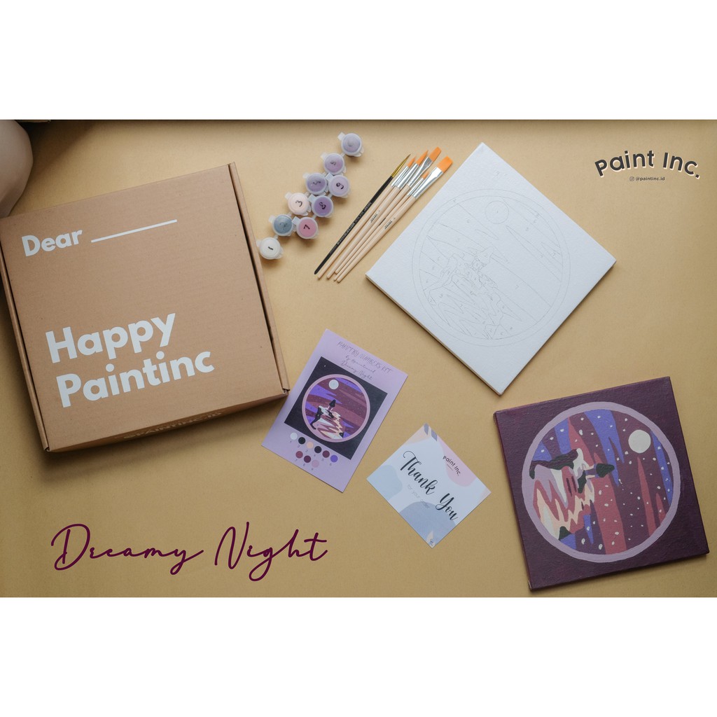 

Paint by Numbers Kit: Dreamy Night Paint Inc. ID Painting Kit Paint by Number