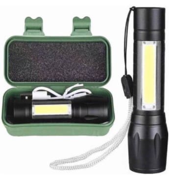 [ JB99 ] Senter Mini Zoom XPE Led usb recharger zoom led swat police terlariss