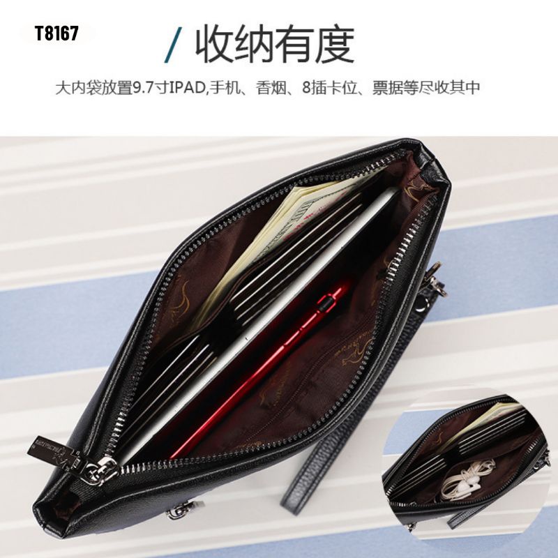 [IMPORT] T8167 - CLUTCH PRIA WANITA IMPORT - DOMPET WANITA PRIA IMPORT - 76BAGSTORE