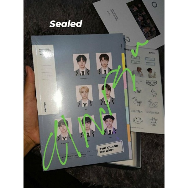 [READY STOCK] DIARY SEALED SEASON GREETING ENHYPEN / SG21 ENHYPEN DIARY