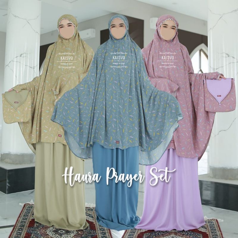 Mukena Haura Prayer set by Kaisya