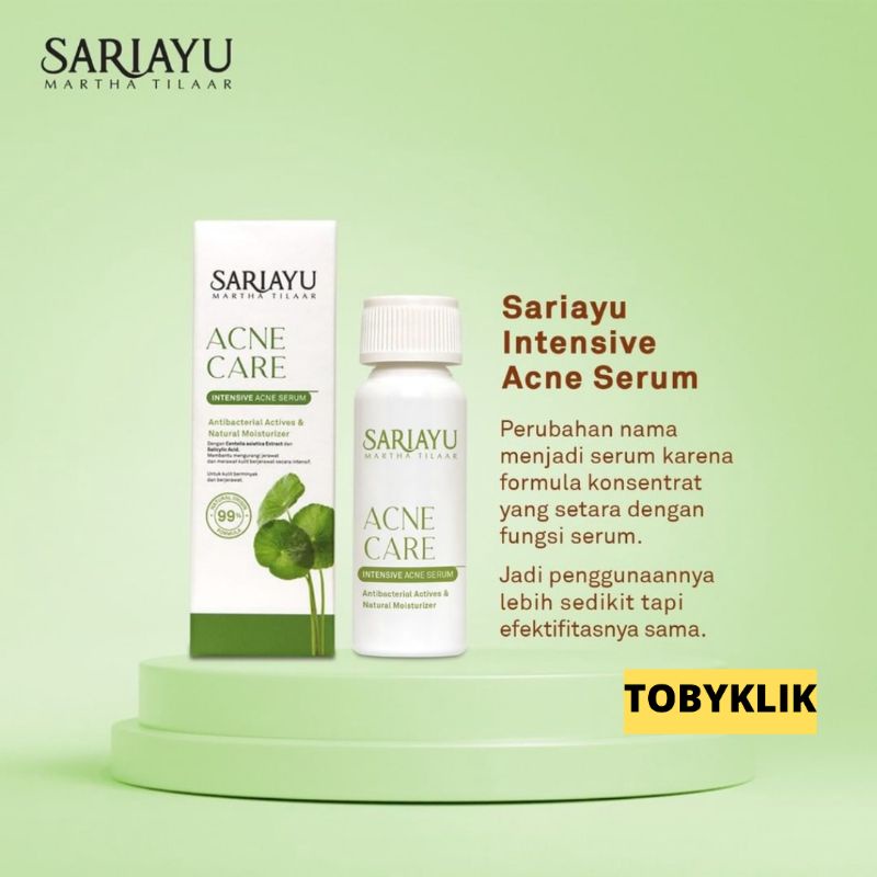 Sariayu Acne Care Intensive Serum 12ml, Sariayu Acne Care Facial Foam 75gr, Sariayu Bright skin Facial Foam 75gr