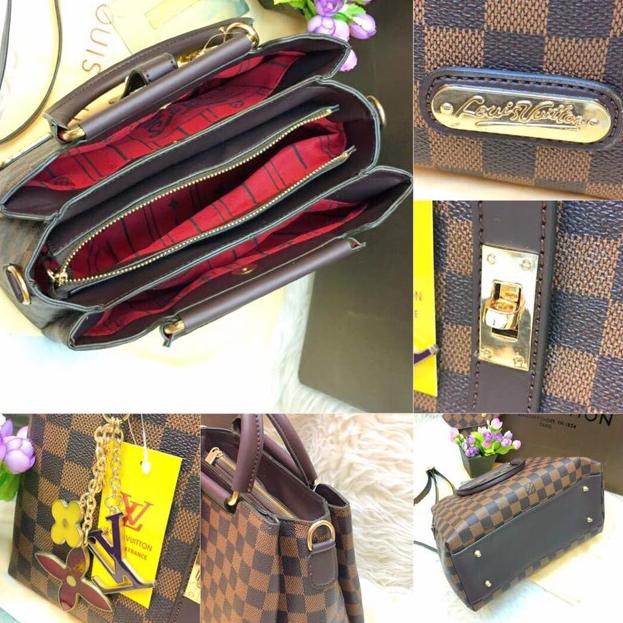 [KODE PRODUK Y2747] TAS LV LIDAH VERONICA LILAC 3 ruang TAS BATAM TAS WANITA BRANDED SELEMPANG KANTO