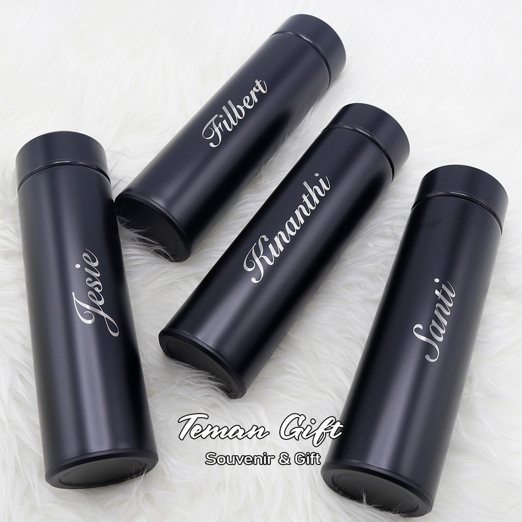 READY!!! TUMBLER CUSTOM TERMOS GRAFIR NAMA LOGO TULISAN