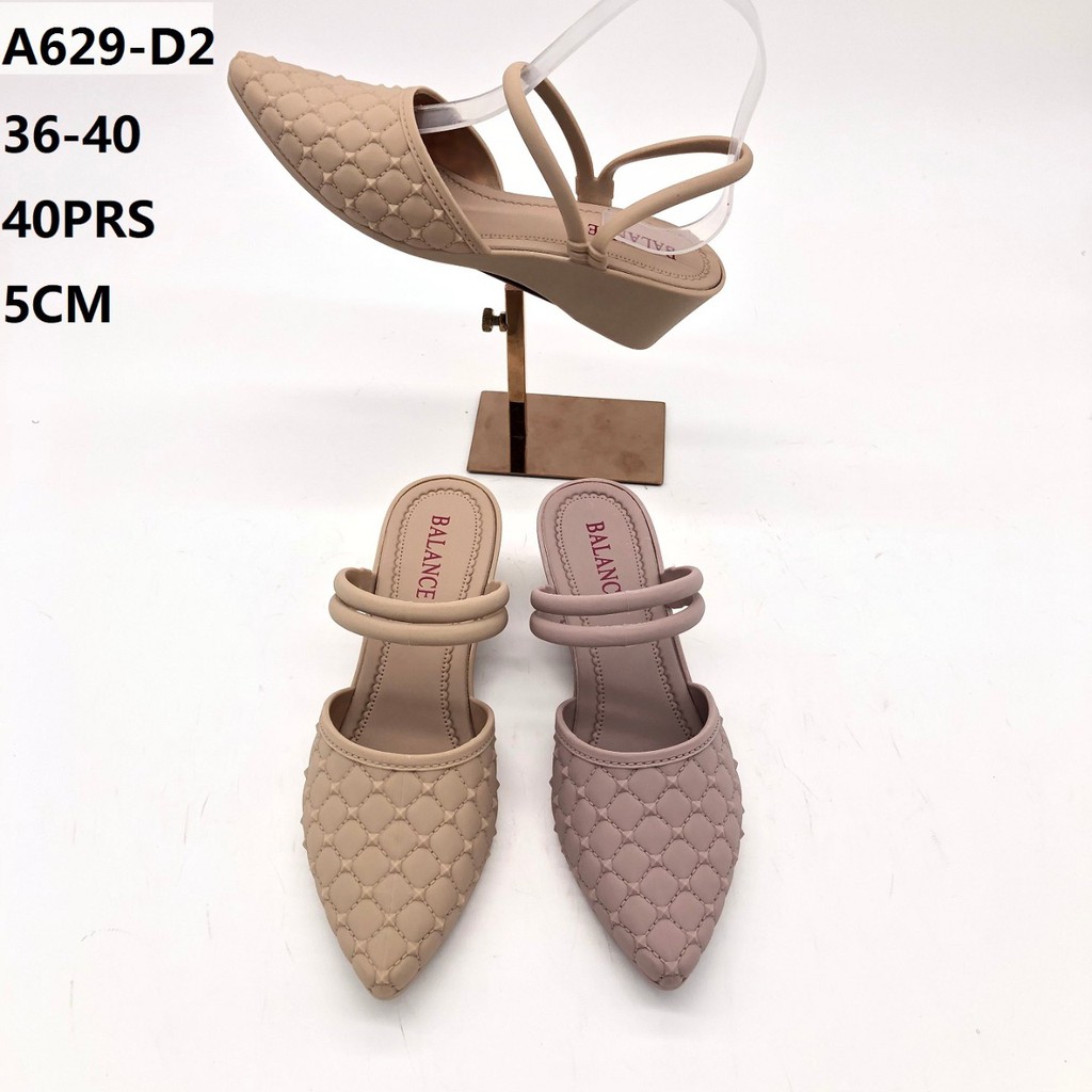 SENDAL BALANCE A629 D3 ORIGINAL WEDGES 5 Cm SLOP TALI JELLY IMPORT LENTUR DISKON PROMO MURAH