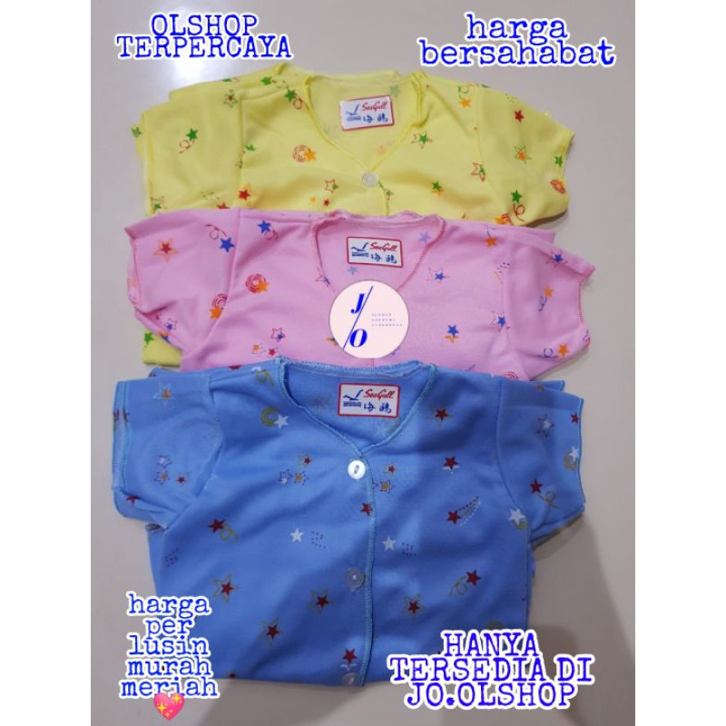 (isi 6pcs ) BAJU BAYI ATASAN BAYI TANPA LENGAN,LENGAN PENDEK, LENGAN PANJANG /BAJU BAYI MURAH / GROS
