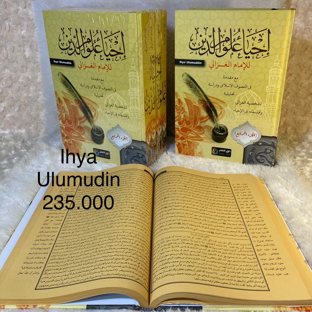 kitab ihya ulumiddin ulumidin ihya ulumuddin ihya' ulumudin kosongan nurul ilmi 4 jilid