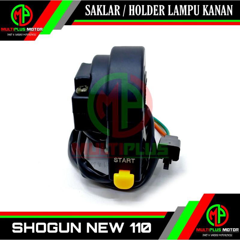 Saklar Sakelar lampu kanan Holder lampu kanan R/H SHOGUN 110 NEW,SHOGUN R 110,SHOGUN NEW 110