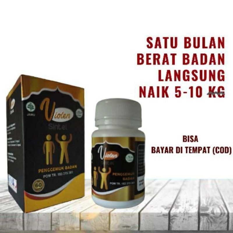 VIOLEN Obat Penggemuk Badan Penambah Berat Badan BPOM Asli Original