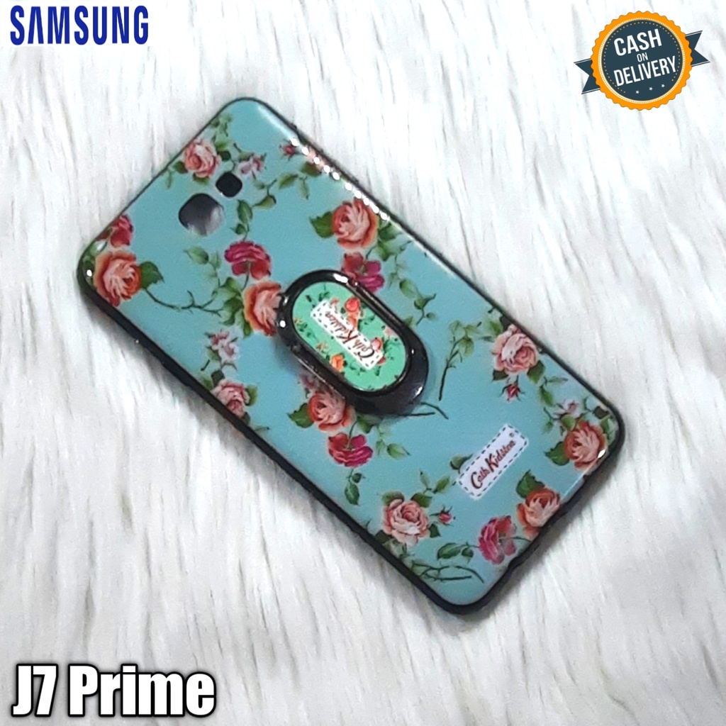 case ring motif bunga for samsung J7 prime