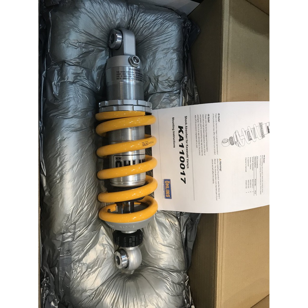 MonoShock OHLINS VERSYS 650 or ER6 or Ninja 650 ORI GARAN bac 11