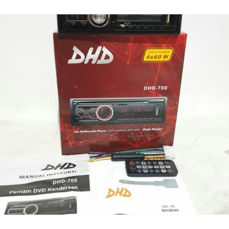 Tape mobil DVD Singledin bluetoth MP3 SD DHD 700 High Power 4X50 w
