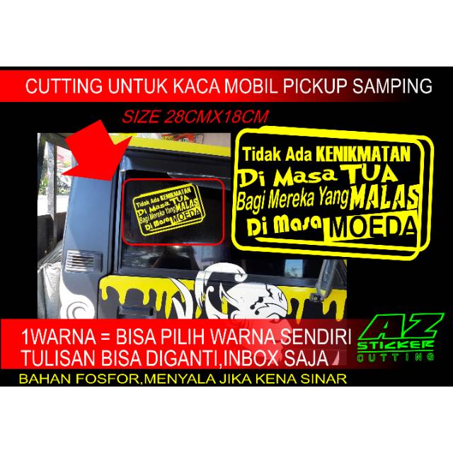 25 Inspirasi Keren  Stiker  Kaca Mobil  Samping Aneka 