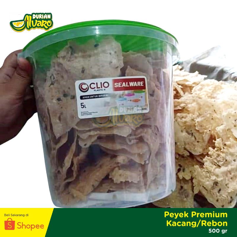 

Peyek Kacang / Rebon Toples 5 Liter