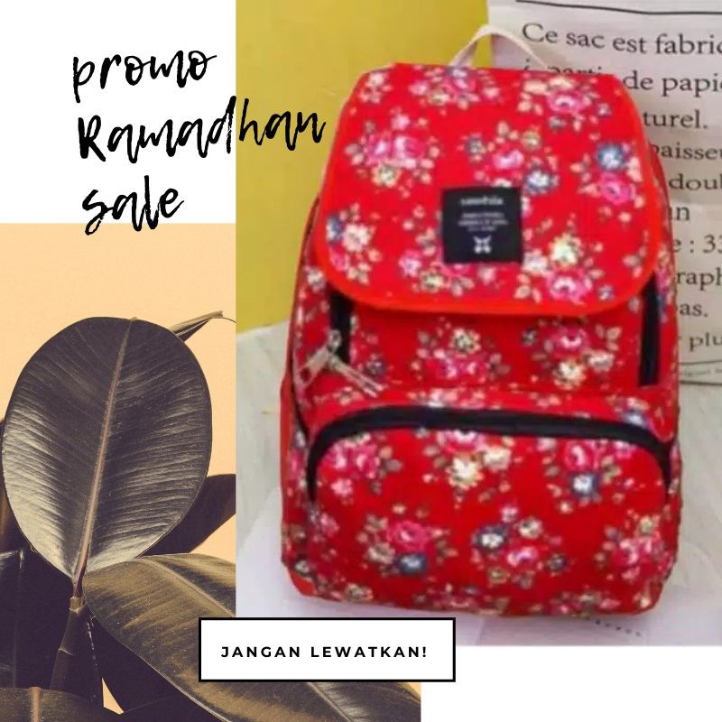 Tas Punggung Nilon Wanita Laki-laki Tas Sekolah Kuliah Pelajar Perempuan Jala Travel Ransel Laptop Keren Pria Perempuan Tas Buku Mode Wanita