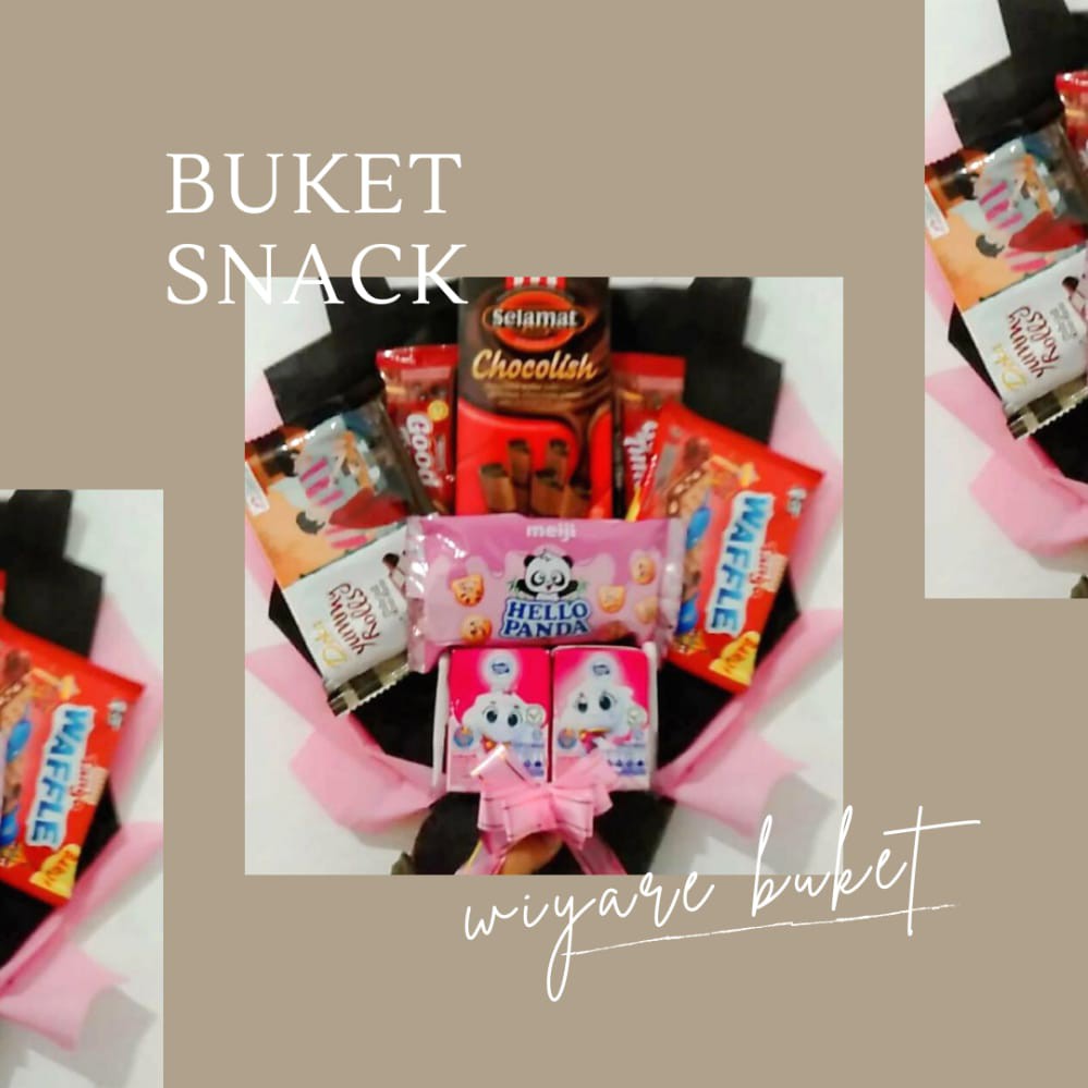 

BUCKET SNACK/SNACK BAUQUET, SIDANG, WISUDA, ULTAH