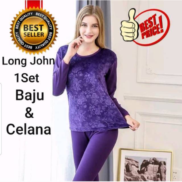 Long John Wanita / Pakaian Dalam Musim Dingin Wanita