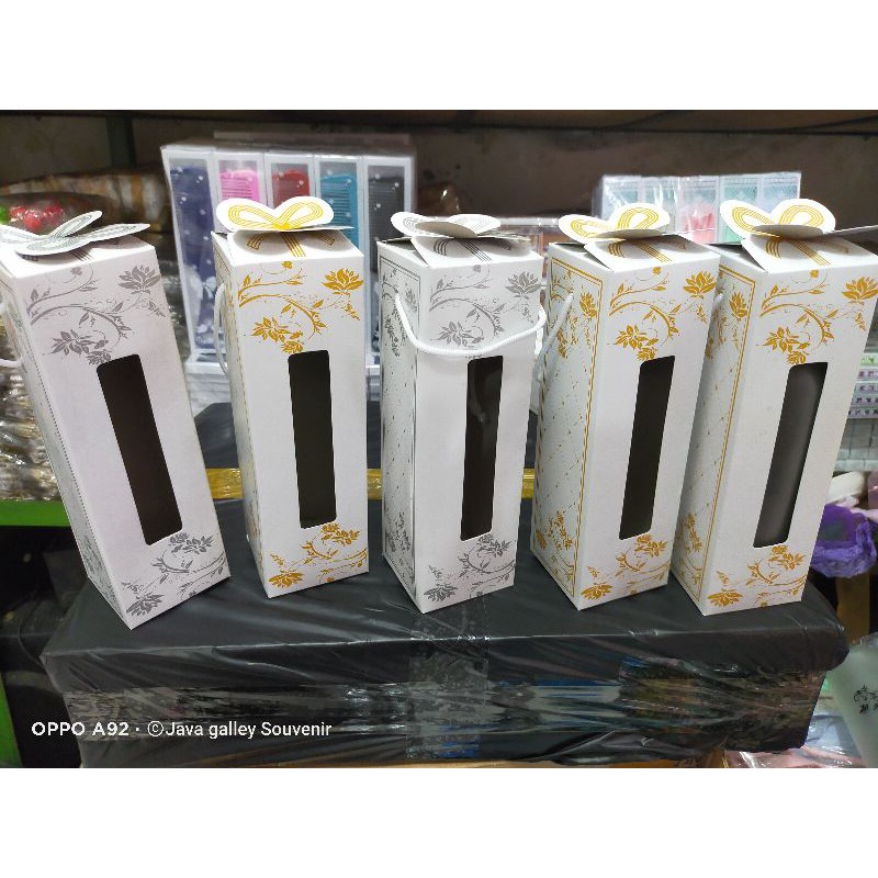 Nunungstore1 Souvenir Botol Minum Kaktus + Box, Tumbler Kaktus Botol Kaca Kaktus Aesthetic Botol