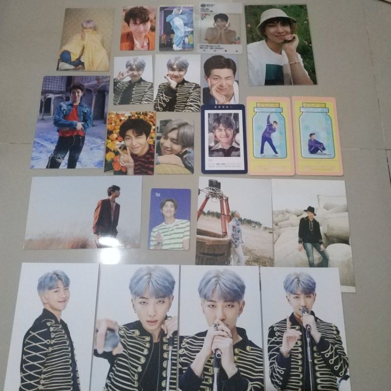 BTS PHOTOCARD RM NAMJOON (pc 3rd muster, pc passport, run, armybooth)