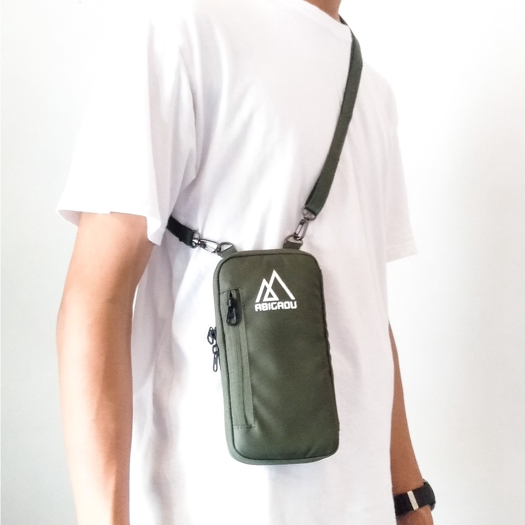 Daily Slingphone Abigadu / sling pouch  Anti air / hanging wallet  / gantungan leher /tas selempang hp| Abigadu UI