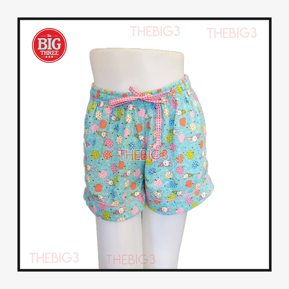 ANNE CLAIRE Celana Pendek Gemas All size Baby Doll Pita Motif Lucu/Kartun Bunga atau Daun daun - Dewasa Hot Pants Cln tidur pdk