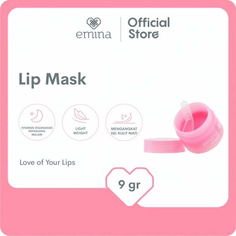 (BISA COD) EMINA LIP MASK 9gr