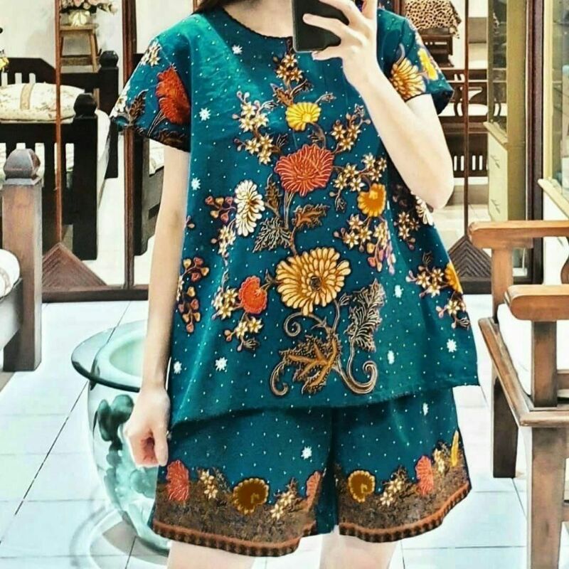 SETELAN WANITA/BATIK WANITA/PIYAMA/PENDEK