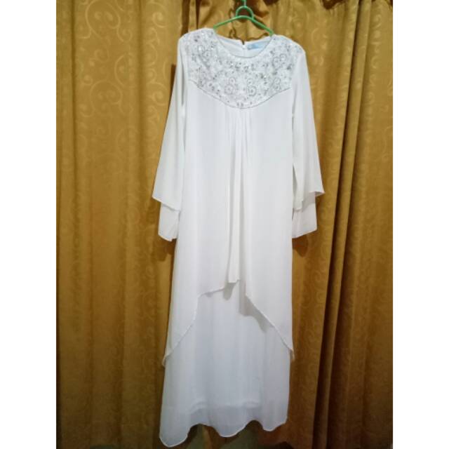 Preloved Gamis putih brand matahari