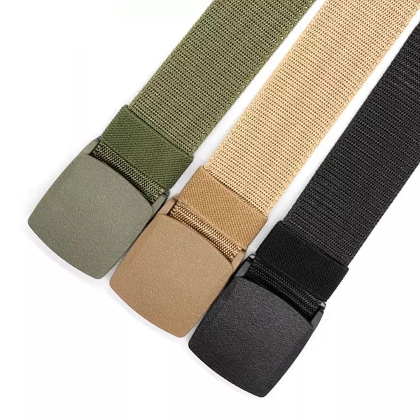 Ikat Pinggang Tactical Nylon Canvas / Sabuk Kanvas Pria Wanita Import / Tactical Army Men Belt Buckle / TS-81