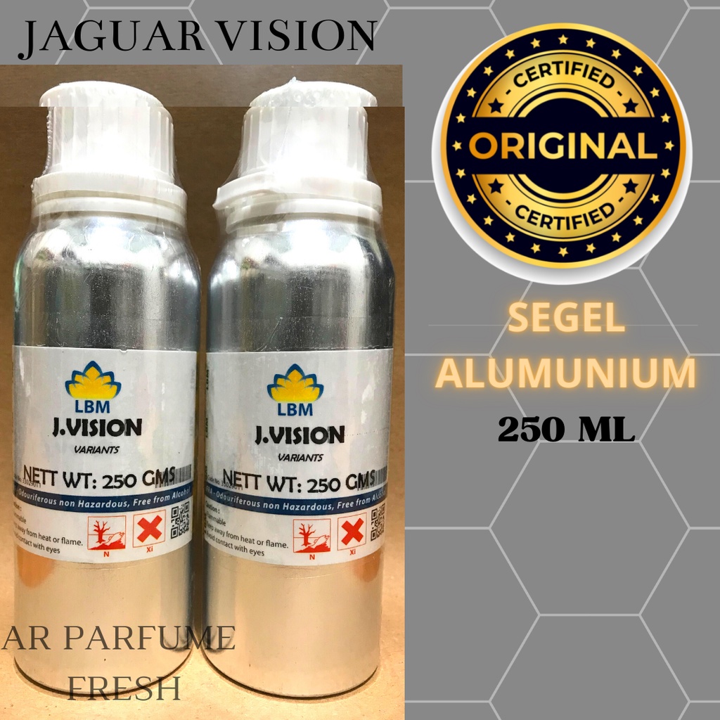 JAGUAR VISION 250 ML SEGEL BIBIT LBM / Bibit Parfum Refill Jaguar Vision 100% Original LBM