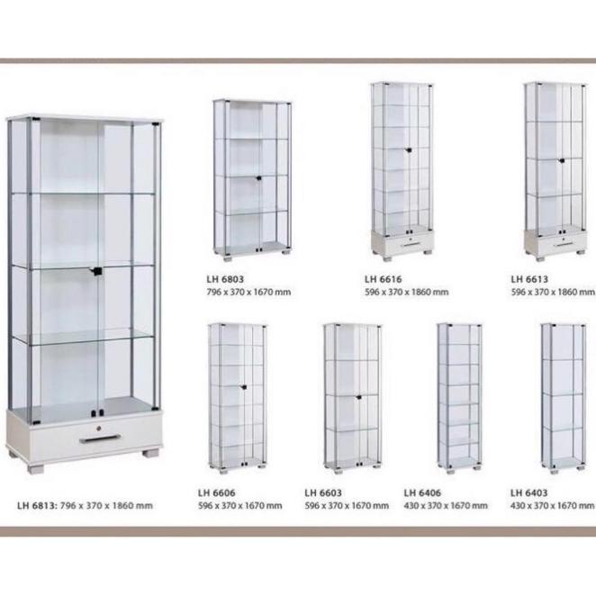 Lemari Hias / Lemari Kaca / Lemari Pajangan / Lemari Helm 02