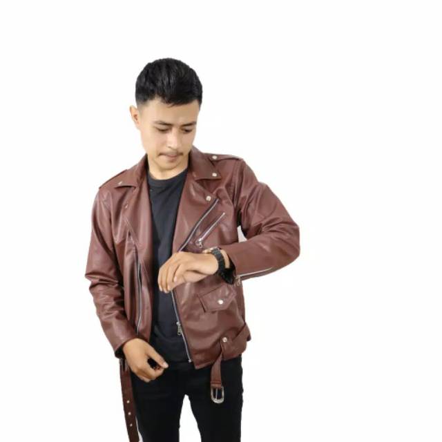 Jaket fashion pria staiyle bicker motor