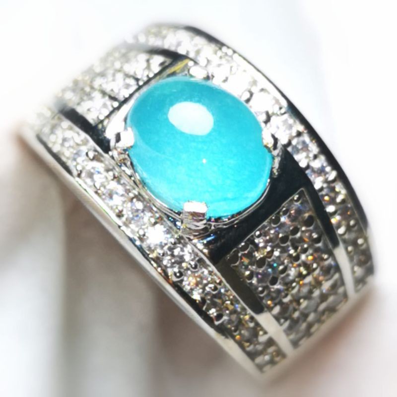 NATURAL CHRYSOCOLLA CHALCEDONY KRISTAL AKA BACAN KRISTAL