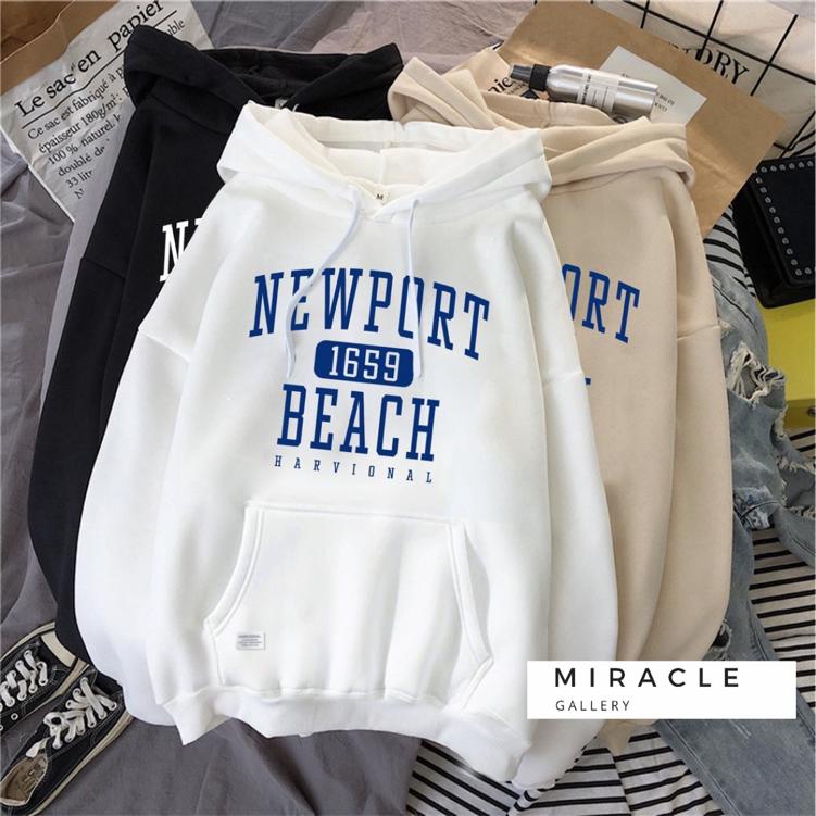 Sweater Hoodie Couple / Jaket Pasangan NEWPORT COUPLE Bahan Fleece Premium