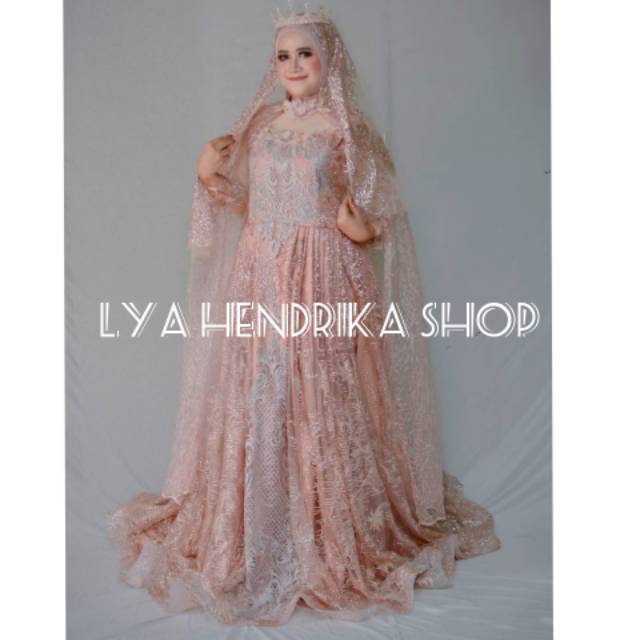 Baju pengantin candy +kerudung